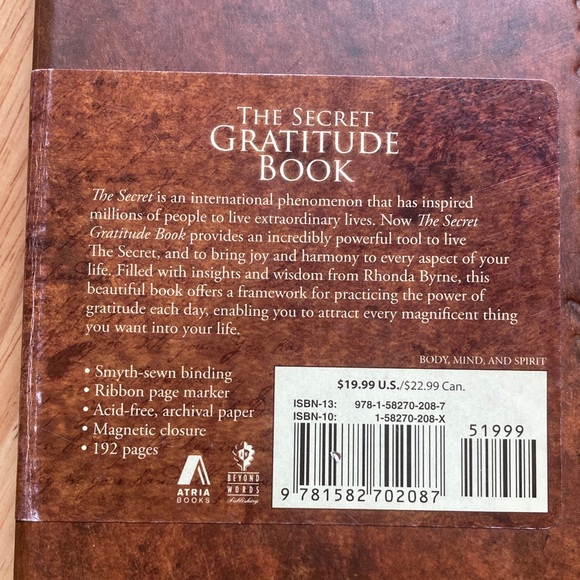 For Sharon:
The Secret Gratitude Book Journal by Rhonda Byrne - Picture 3 of 6